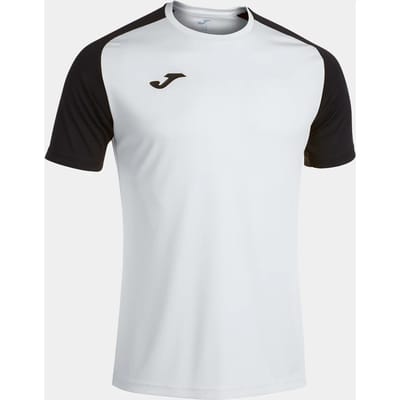 Joma Academy IV Shirt Korte Mouw Kinderen - Wit / Zwart | Maat: 96-104