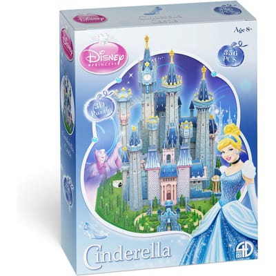 Disney Cinderella Castle Paper Core 3D Puzzle Model