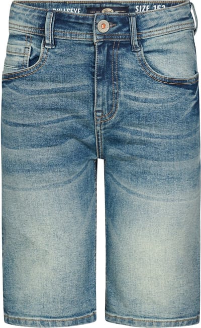 Petrol Industries - Jongens Bullseye Regular Fit Denim Short SanFelipe - Blauw - Maat 116