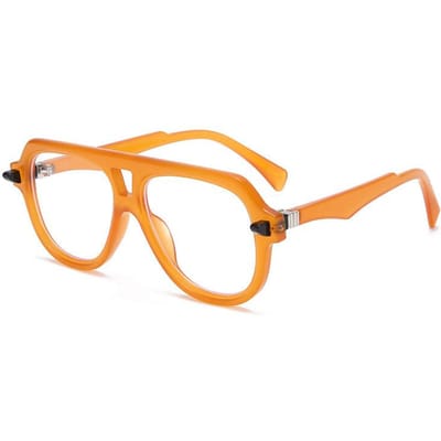 Trendy Oversized Piloten Leesbril Dames Heren Luxe Designer Vintage Groot Montuur Bril Elegante Groene Tinten 0