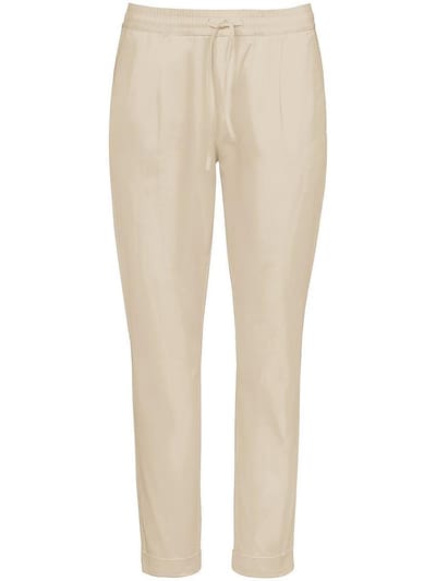 Enkellange comfortbroek pasvorm Cornelia Van Peter Hahn beige