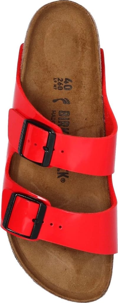 Birkenstock Arizona Dames Slippers Birko-flor Cherry Narrow-fit maat 35