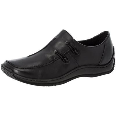 Rieker Dames Instapper - L1751-00 Zwart - Maat 38