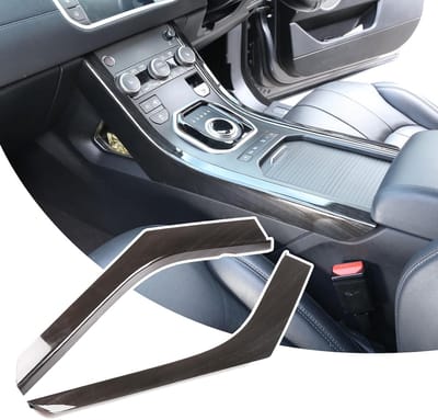 Center Console Versnellingspook Decoratie Strip Trim voor Range Rover Evoque 2012-2018 - Zwart Houtnerf, Interieuraccessoires, Auto Styling