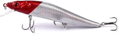 Visaas Wobbler - Hard Aas - Roofvis Vangen - Natuurgetrouwe Zwembeweging - 115mm 14g - Veelkleurig