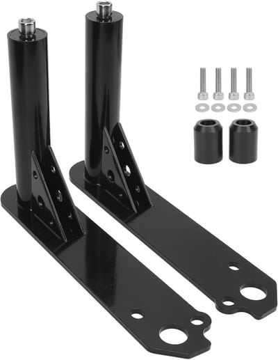 Motor Crash Bars - Frame Bescherming - Motor Beschermen - Roestvrij Staal - 35x31x10 cm - Zilver