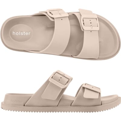Holster Soleseeker vegan slipper podologisch goedgekeurd voetbed lichtgewicht waterproof -