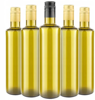 Bimberek Dorica Serie - Olijfgroene Flessenset - 500ml - Traditionele of Niekapk Doppen