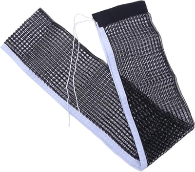 Tafeltennis Net - Ping Pong Net - Thuis Sporten - Universeel Clip-on Systeem - 178 cm lengte - Zwart