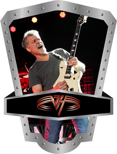 Signs USA - Muziek schild - hoog - Eddy van Halen - 40 x 52,5 cm