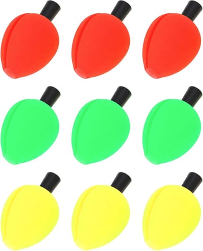 SnelShoppen - 9-delige Vissersfloat Set, Foam Float Indicators, Drijvende Floats voor Vliegvissen, Hoogwaardige Foam Floats voor Forel, Meerval in Zoe