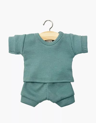 Minikane Poppenkleding Pyjama Morgan Blauw 28 cm