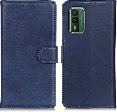 Coverup Hoesje - Geschikt voor Nokia XR21 Hoesje - Coverup Luxe Book Case - Blauw