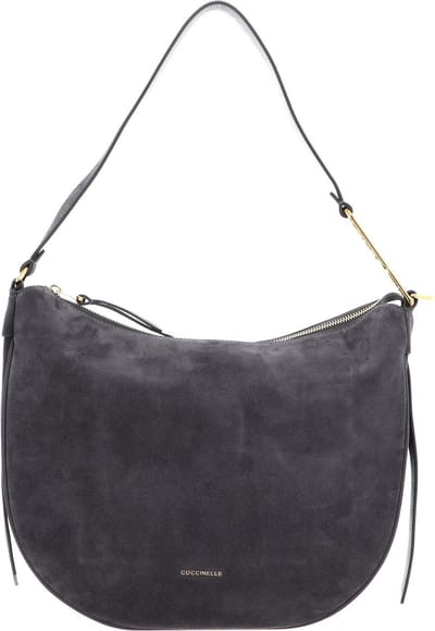 COCCINELLE Leren Schoudertas Coccinelle Priscilla Su. Dr Shoulderbag Ardesia Donkergrijs