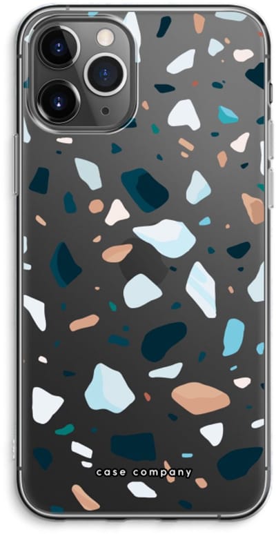 Case Company® - Hoesje geschikt voor iPhone 11 Pro Max hoesje - Terrazzo N°13 - Soft Cover Telefoonhoesje - Bescherming aan alle Kanten en Schermrand