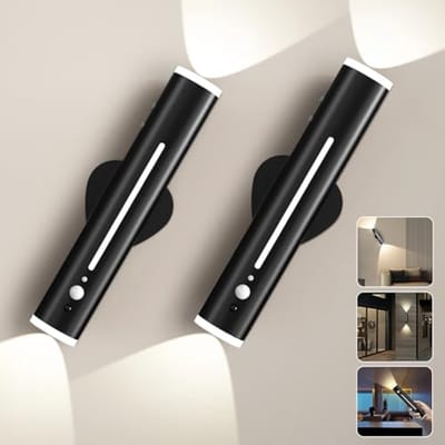 Oplaadbare LED Wandlamp met Bewegingssensor en Magnetische Basis - Ideaal voor Slaapkamer, Woonkamer en Keuken