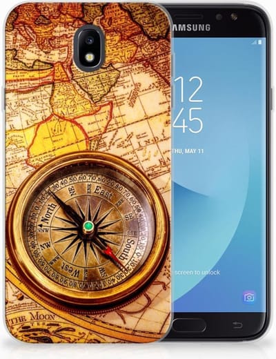 Samsung Galaxy J7 2017 | J7 Pro Siliconen Back Cover Kompas