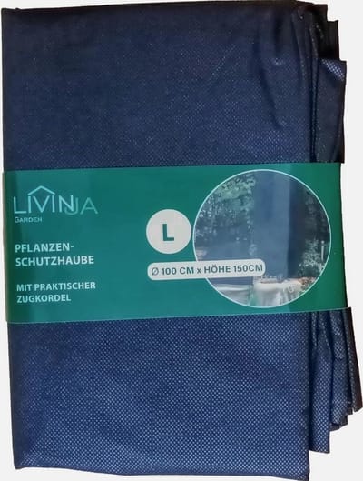 Livinja Plantenhoes tegen vorst - Beschermhoes winter boom/plant - Ø 100cm - Antraciet - Planthoes - Maat L