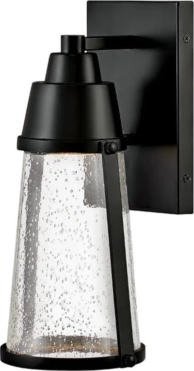 Hinkley LED Wand Buitenlamp Miles | 8W 3000K 560Lm 830 | IP44 | Dimbaar | Black