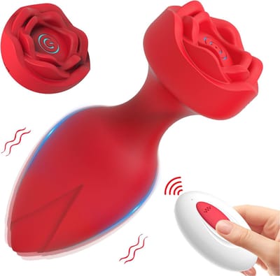 Daity Anal Plug Vibrator – Vibrerende Butt Plug met Afstandsbediening, 10 Modi – Prostaat Massager & Seksspeeltje voor Mannen, Vrouwen en Stellen