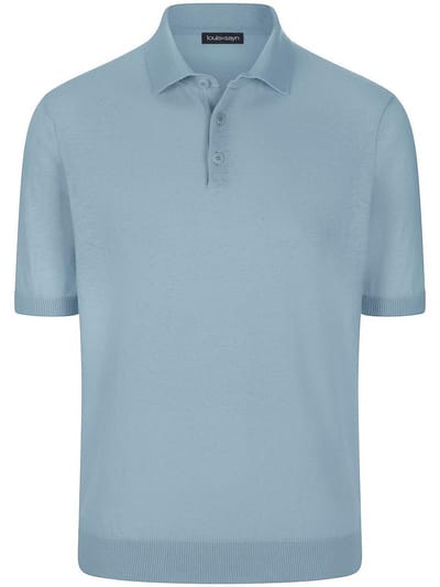 Gebreide polo Van Louis Sayn blauw
