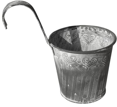 Hangende Bloempotten Metaal - Vintage Stijl met Haken - 5 Stuks - Geschikt Voor Binnen en Buiten Decoratie