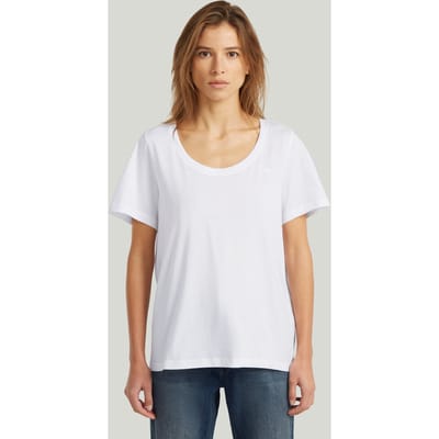G-Star Scoop Neck T White Taglia: XS | Maglie Sportivi Outlet | Donna | Bianco