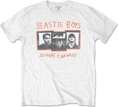 The Beastie Boys - So What Cha Want Heren T-shirt - S - Wit