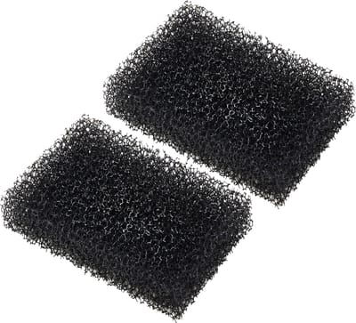 Schmink spons - 2x - Stoppelbaard Spons - zwart - Stoppelspons