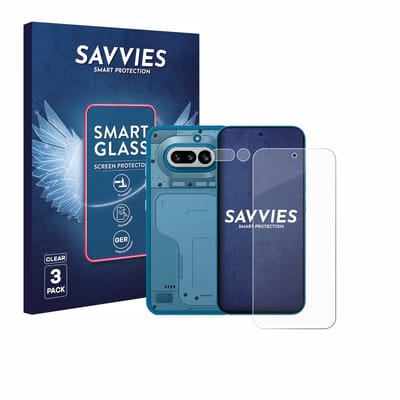3 Stuks Savvies Screenprotector - geschikt voor Nothing Phone (4a) (Voor+Camera) - beschermfolie glas transparant