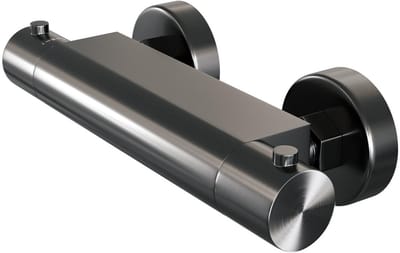 Brauer Gunmetal Edition - Opbouw Douche Thermostaatkraan - Gunmetal Geborsteld PVD