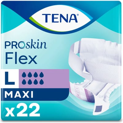 TENA Proskin Flex Maxi L - 3 x 22 stuks - Voordeelverpakking