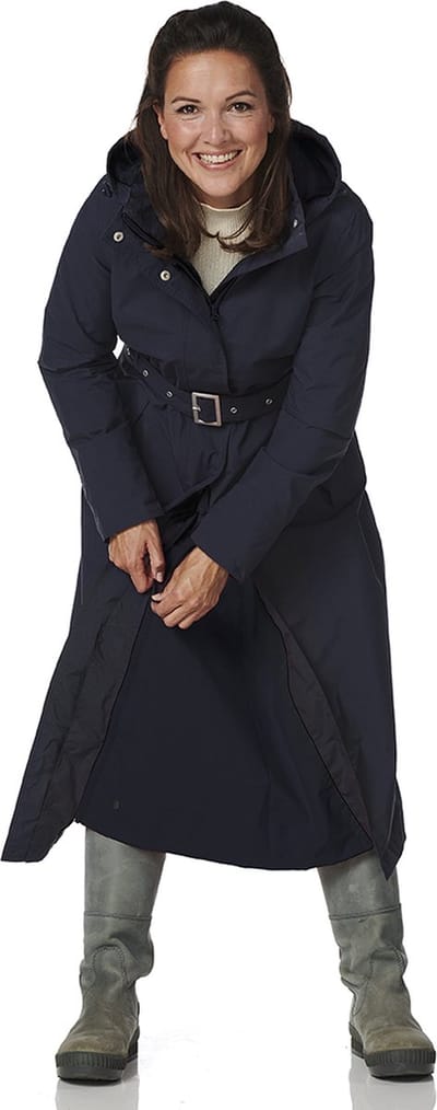 Happy Rainy Days Lange Regenjas Dames Montreal Donkerblauw