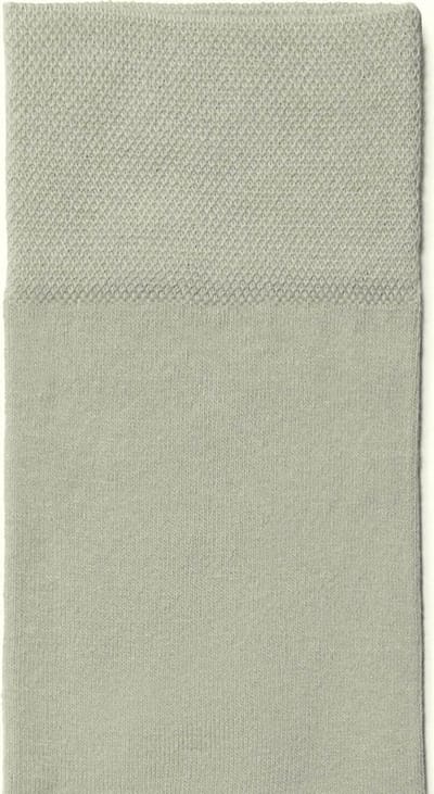 Herensokken, klassiek, effen, 3-PAAR geschenkset, lichtgrijs, Maat 44/45