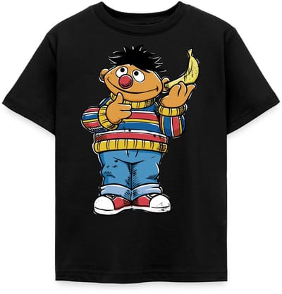 Sesamstraat Ernie Banana Telefoon T-Shirt Kinderen