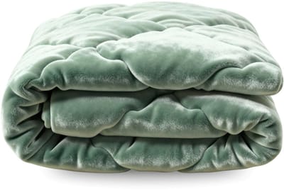 Zelesta Flanel Uni - Groen 200x200cm