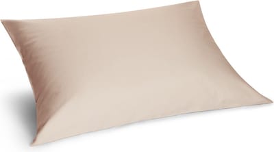 Yumeko kussensloop katoensatijn warm taupe 70x90 - Bio, eco & fairtrade - 1 stuk