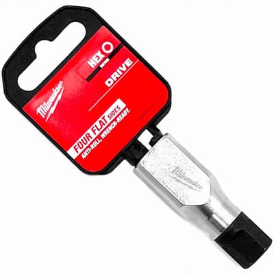 Milwaukee - Hex Dopsleutel - 13mm - FOUR FLAT™ - Gelegeerd Staal