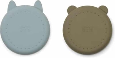 Liewood - Siliconen borden Gordon mr bear blue fog khaki mix