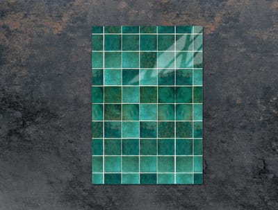 TMK ArtDeko - Snijplank - 35x52 cm - Groen - Gehard Glas