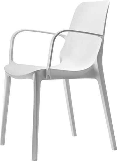 Scab Ginevra stapelbare tuinstoel - Wit