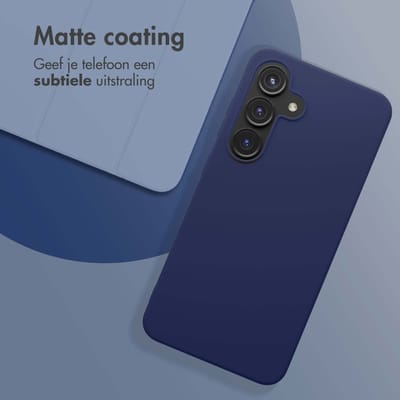 imoshion Hoesje - Geschikt voor Samsung Galaxy S24 - Color Backcover - Donkerblauw