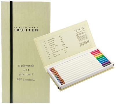 Tombow Irojiten - Kleurpotloden - Set 1 - 10 Kleuren