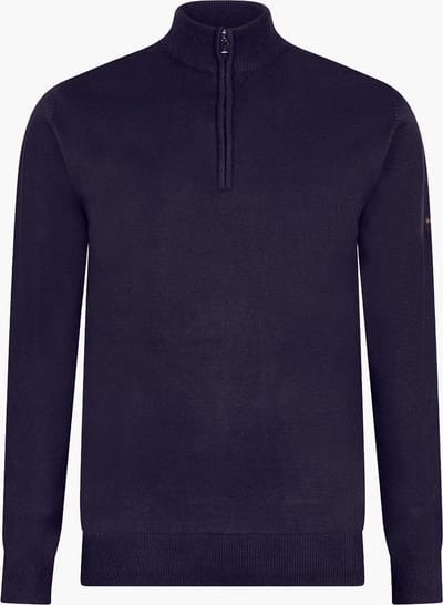 Luxury Zip Sweater I Black