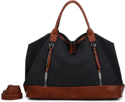 Ines Delaure - Weekendtas - Weekender - Reistas - Sporttas - 35 liter - Zwart