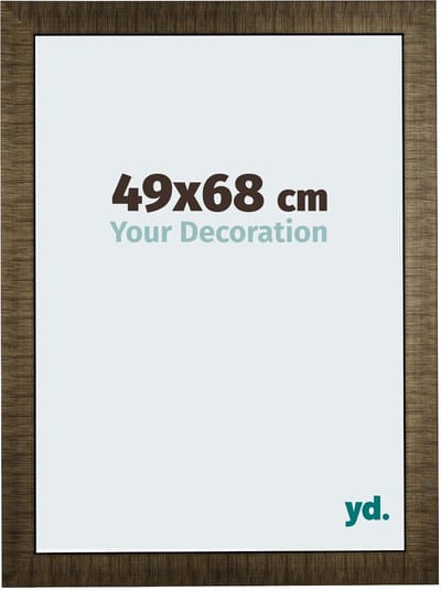 Your Decoration - Fotolijst 49x68 cm - Hout - Champagne Geborsteld - Leeds
