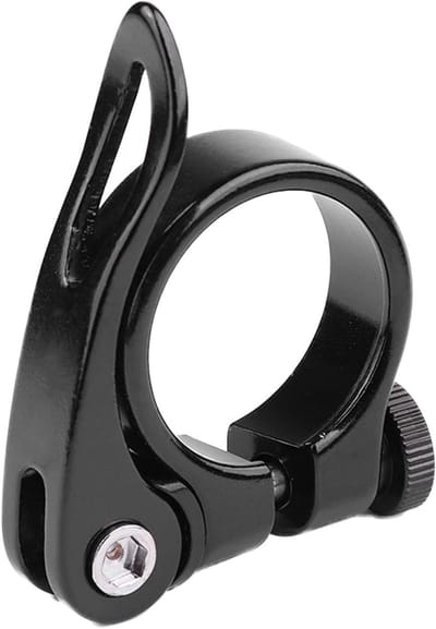 Fietszadelklem - Zadelpenklem - Comfortabele Rit - Snelle Verstelling - 30.2-31.9 mm - Zwart