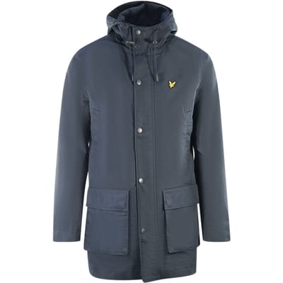 Lyle & Scott Hooded Parka Navy Blue Jacket