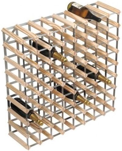 RTA Wijnrek - 85,7 x 84,8 x 25,4 cm - Blank - Hout - 72 flessen