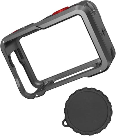 Beschermende Camerakooi - Aluminium Frame - Buiten Filmen - Dubbele Open Ontwerp - 8.3 cm Lengte - Metaal